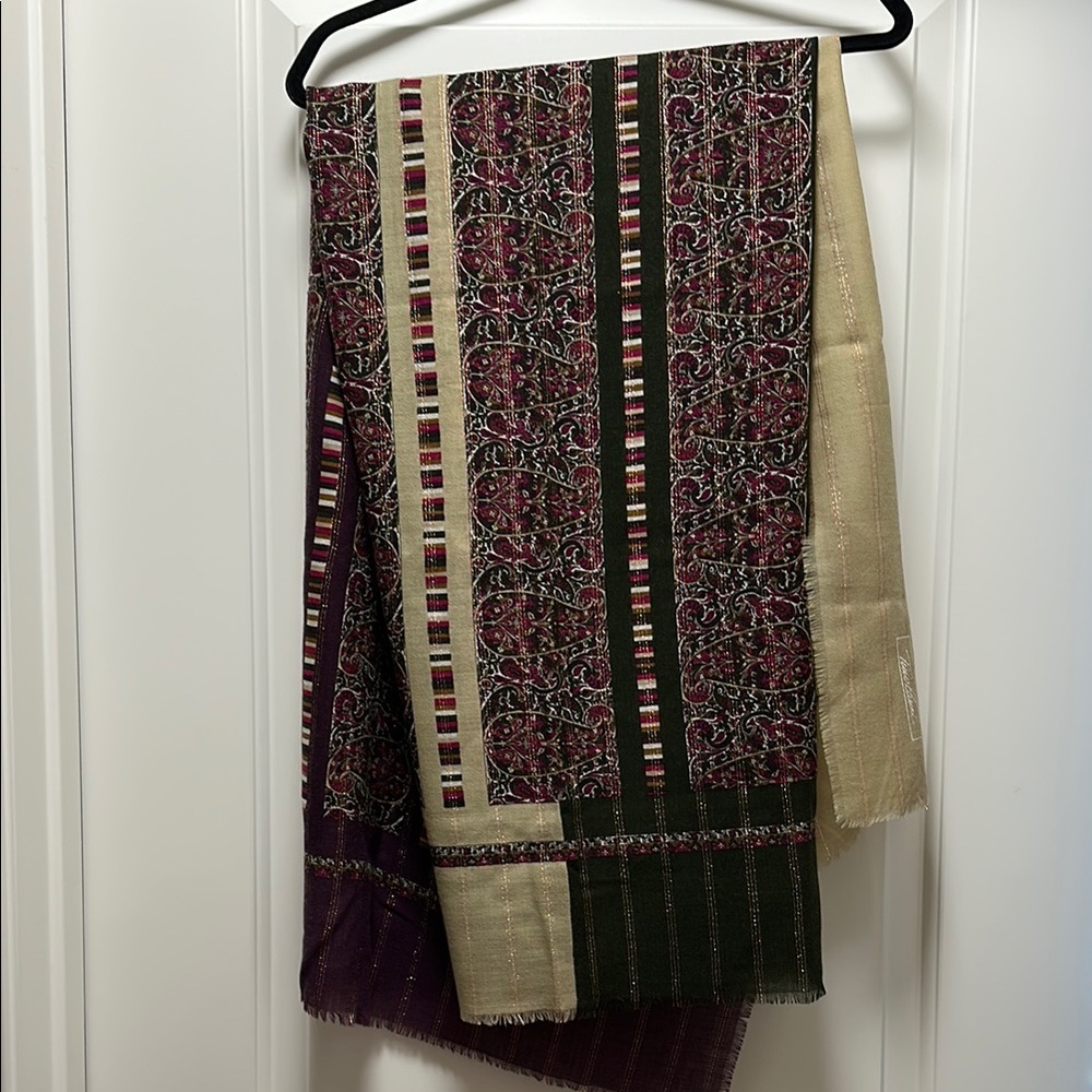 🆕 Tino Lauri Fall Scarf Gorgeous Metallic Thread